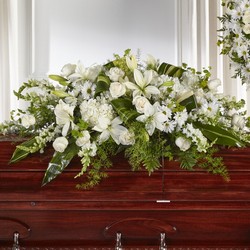  Abundance Casket Spray from Fabbrini's Flowers in Hoffman Estates, IL